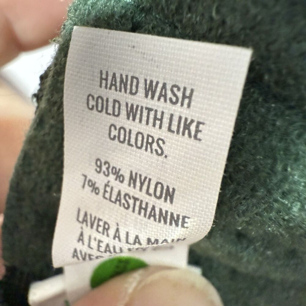 Aerie Real Happy Wireless Bra Green Lace Trim Size 34A - Picture 6 of 7
